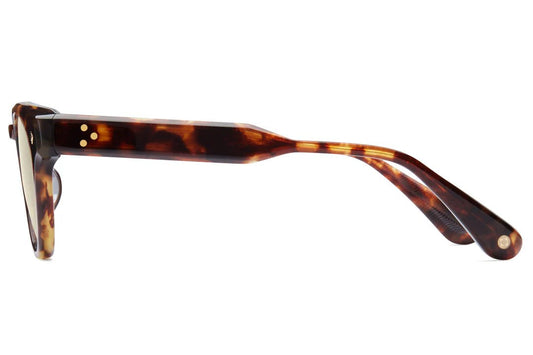 Golden Hour Medium Tortoise & 24k Gold with Solid Yellow Lenses - Lygorboutique